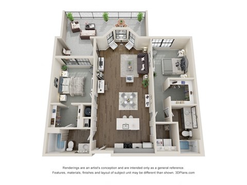 The Seine Floor Plan